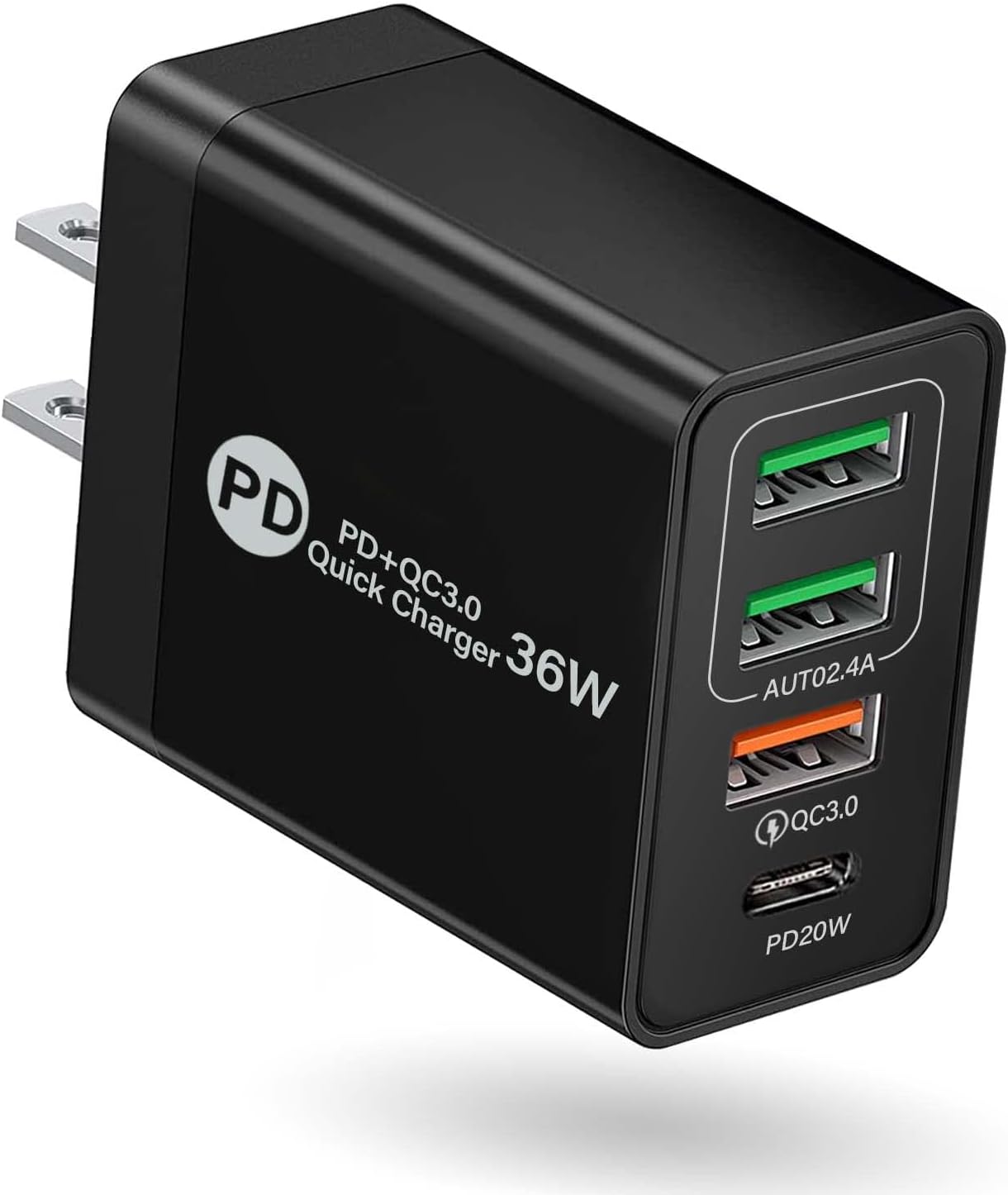 AICase Cargador De 2 Puertos De 65 W, Compatible Con MacBook Portátil Y