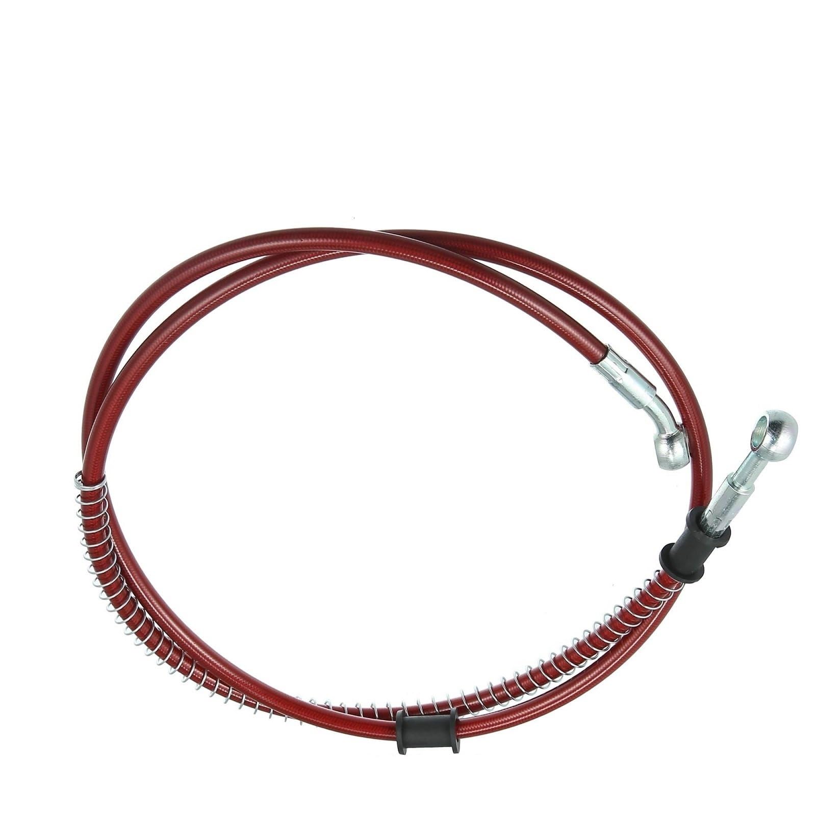 Ksxzw Black- Silver Motorbike Part Universal Motorcycle Brake Clutch Oil Hose 130Cm 0 Degree 28 10Mm Inner Diameter