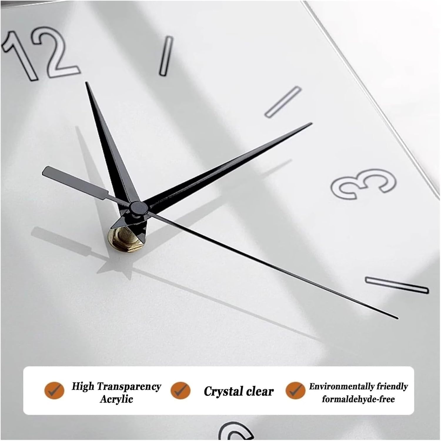 Corner Wall Clock Led Double Sided Corne Wall Clocks Luminous Corner Wall Lamp with Digital Timepiecefor Livings Room, Bedroom, Hallway Decorative(Black+White,16in)