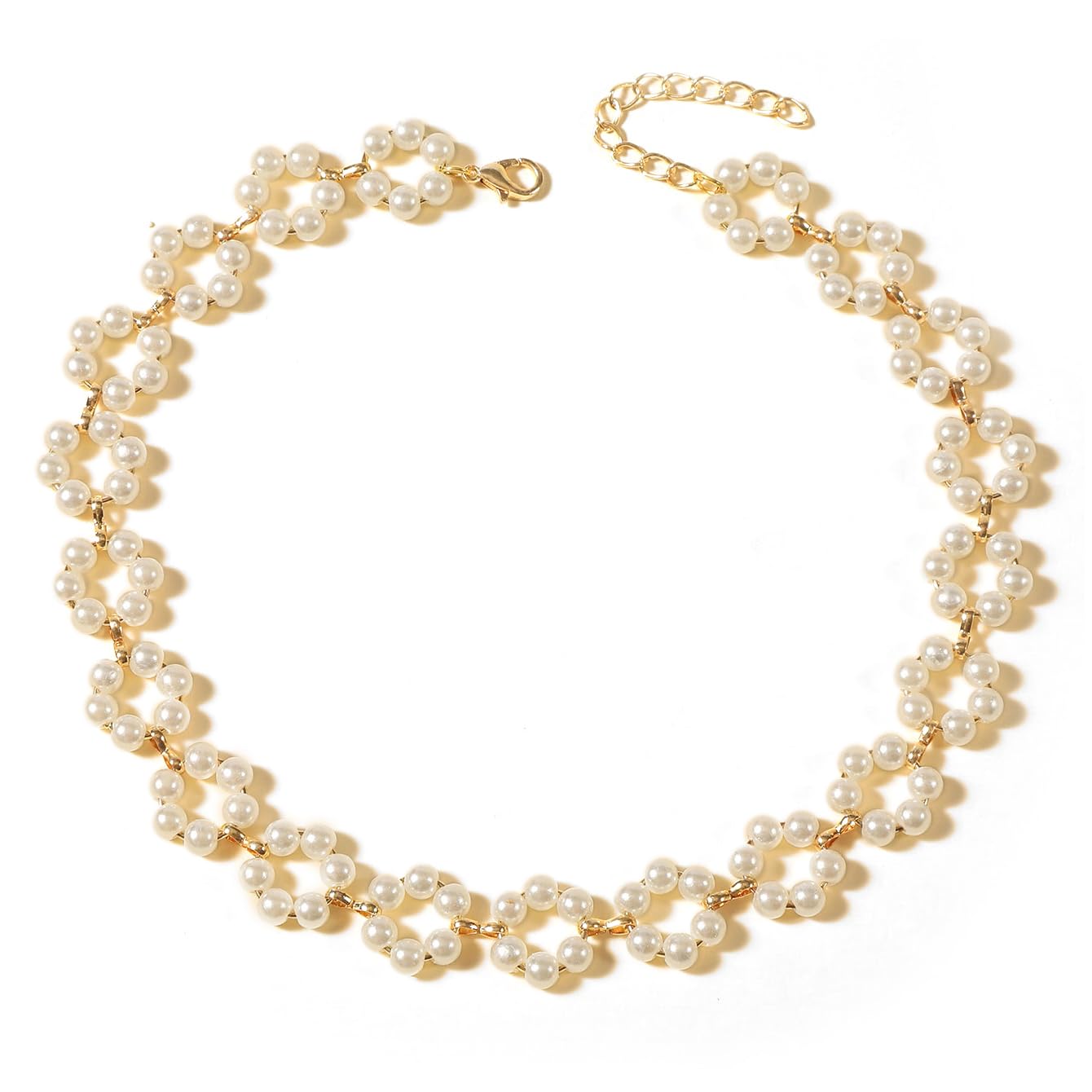 Shining Diva Fashion Latest Stylish Pearl Chain Pendant Choker Necklace for Women and Girls - Review, Price and Buying Guide