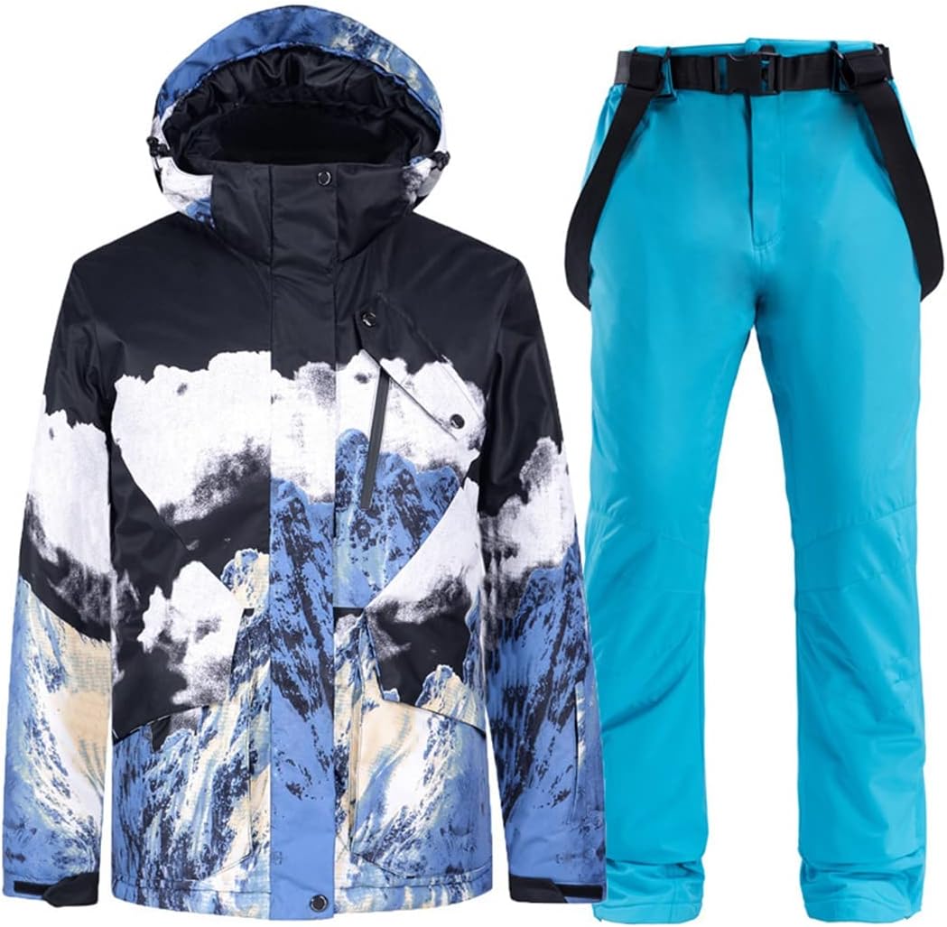 SIGNORMOTO] スノーボードウェア 上下セット メンズ スキーウェア