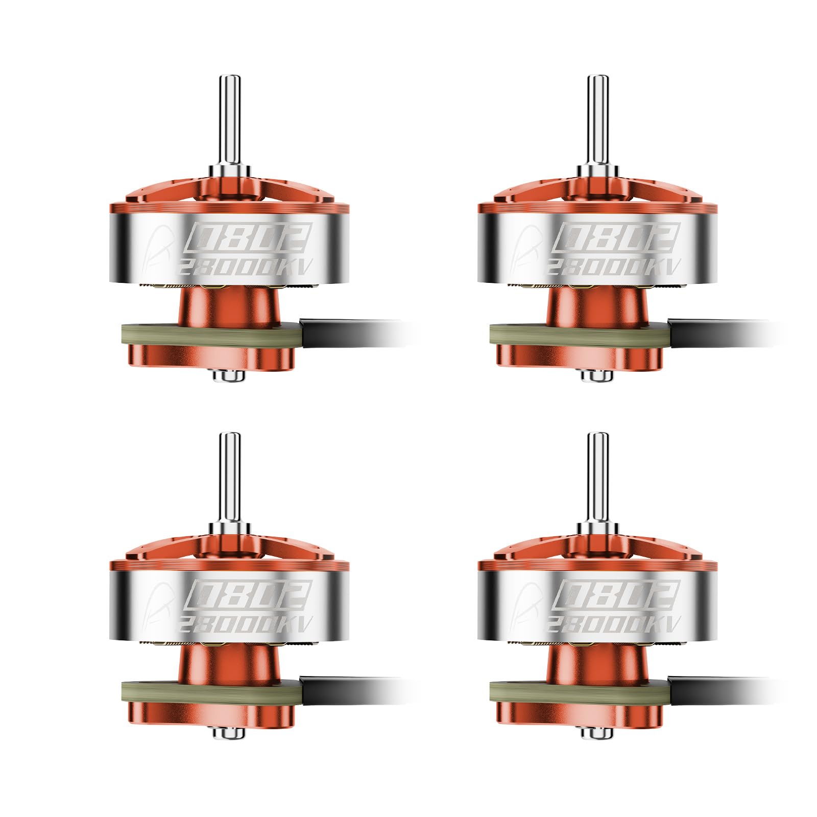 BETAFPV 4pcs 0802 28000KV Brushless Motor for Champion Drone like Air75 II | 1S FPV Drone Motor compatible for Matrix G4 5IN1 II FC, 65/75mm 1S Brushless Whoop Quadcopter like Meteor65 Pro FPV Quad