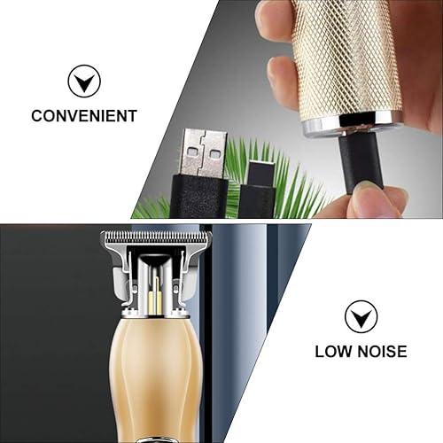 Miniatura 4 de Minkissy Hair Clippers inalámbrico recargable USB cortador de pelo eléctrico kit de corte de pelo Peluquero afeitadoras removedor de pelo kit de