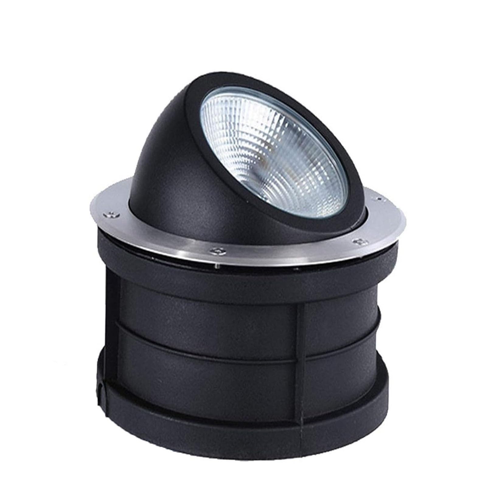 Oświetlenie ogrodowe LED do wkopywania w ziemię – lampa zewnętrzna, wodoodporna lampa ogrodowa LED ze stali nierdzewnej IP67, lampa podłogowa z regulowanym kątem, wpuszcz,Blue-9W(85-265V)