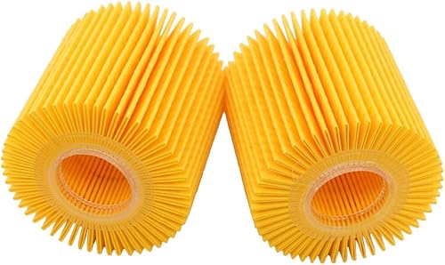 Miniatura 3 de NewYall Paquete de 2 filtros de aceite 04152-YZZA1 con junta tórica para ES300H ES350 IS250 RX350 Truck RX450H Avalon Camry Venza Highlander RAV4