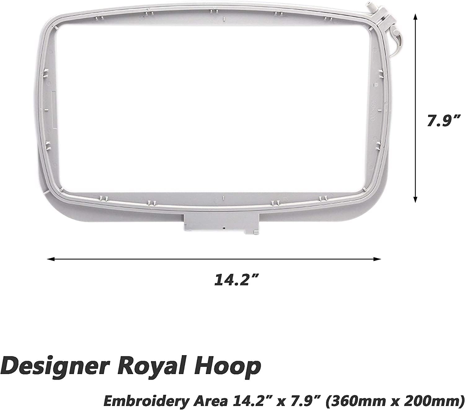 Sew Tech obręcz do haftowania Husqvarna Viking Designer Diamond Deluxe Royale Ruby Topaz 50 30 itp., maszyna do szycia i haftowania Royal 360 x 200 mm obręcze