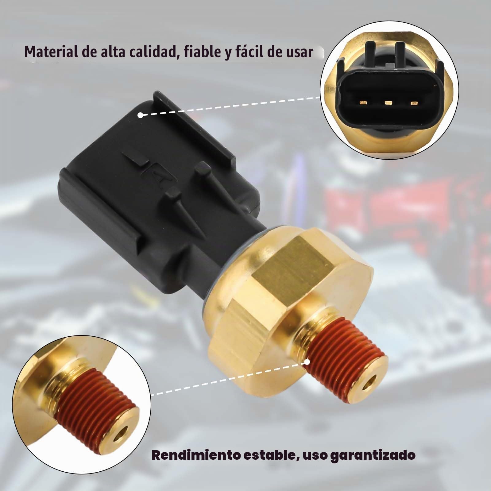 Interruptor Sensor Presión Aceite Motor, Sensor Unidad Envío Presión de Aceite del Emisor Presión Aceite Compatible con Chrysler Dodge Jeep, Reemplaza 5149064AA, 5149062AA, 56028807AB