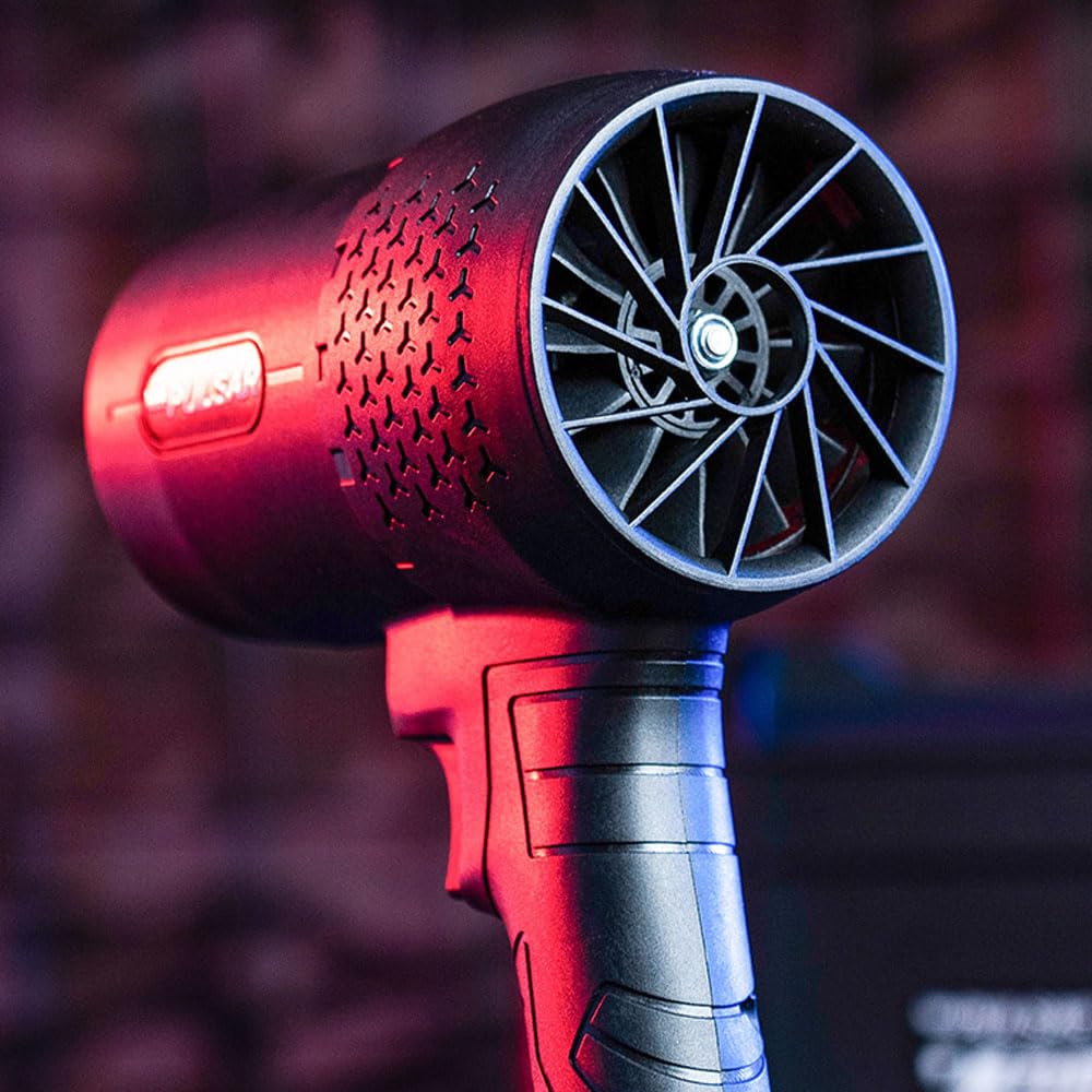 Soplador de hojas de mano con turbina, soplador seco a chorro de 1050 W, regulación de velocidad continua de 5 engranajes, soplador de secador de lavado de autos filtrado de alta potencia de mano, par