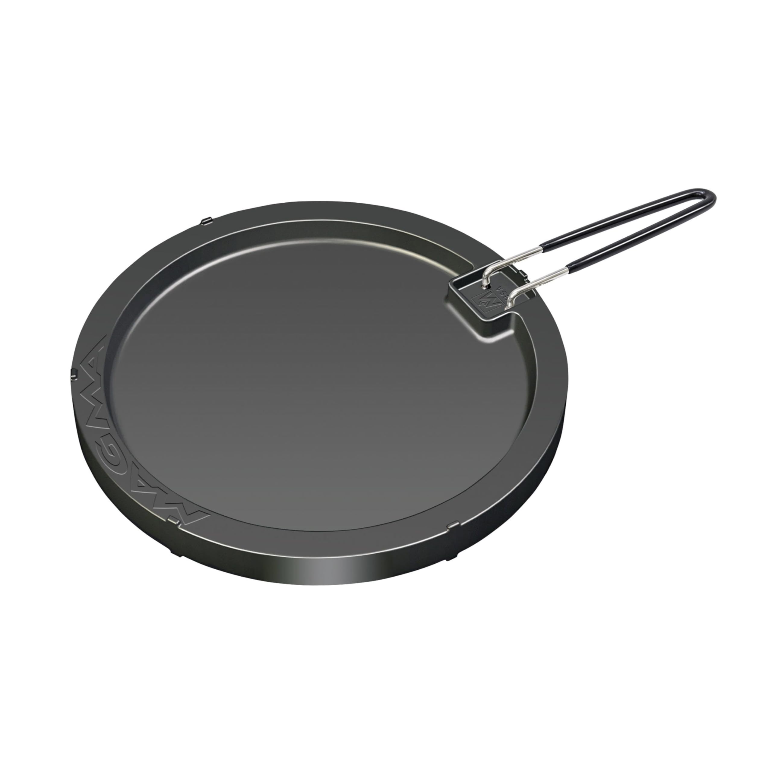 MAGMA A10-198 Products Plaque de cuisson pour barbecue bouilloire, antiadhésive double face, dessus de 43,2 cm de diamètre, aluminium, noir