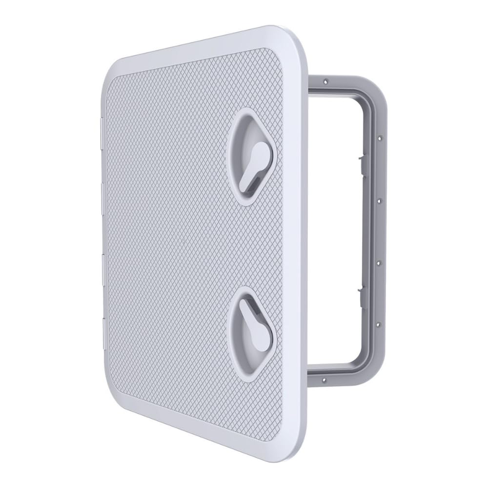 Seaflo Marine Boat Deck Access Hatch & Lid, 20 L X 18 W, White