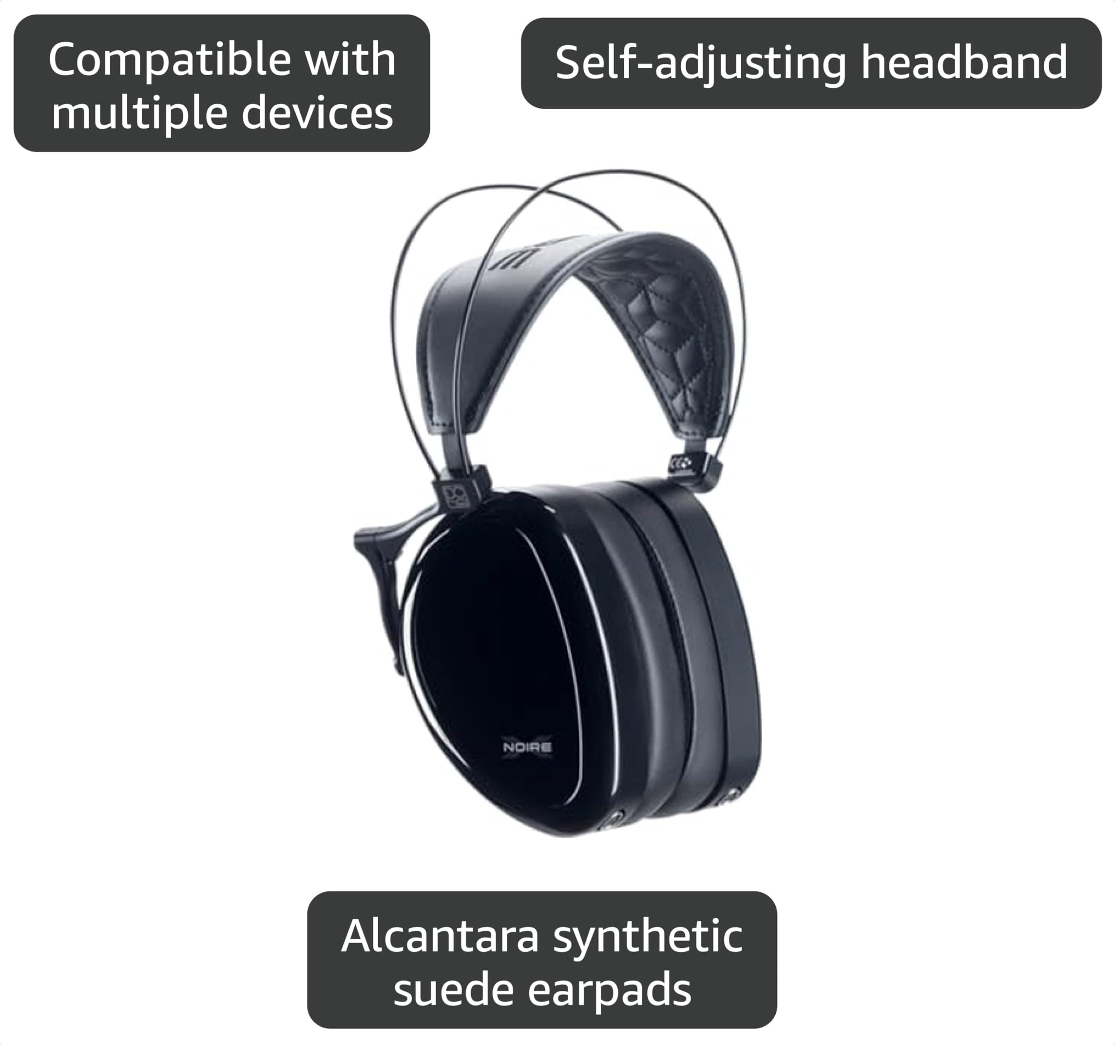 Amazon.com: Dan Clark Audio Noire X Closed Back Planar Headphones