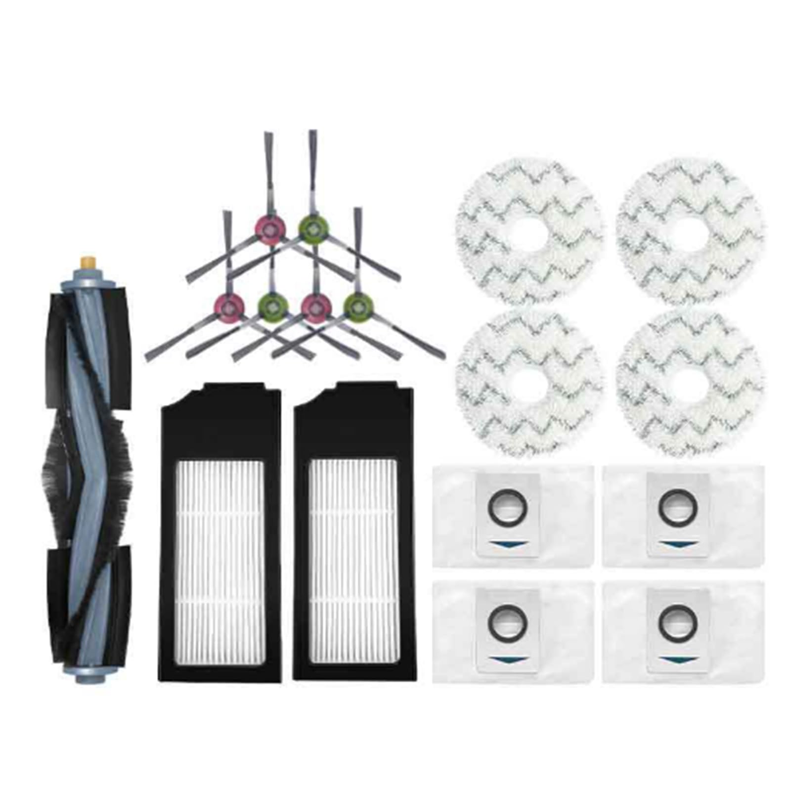 Tsophreniq For X1 Hepa Filter Anti-Allergen Cleaning Rolling Brush Main Side Brush Bag Mop Cloth Accessory Cleaning Equipment Accessories Replacement Filter Robotic Parts