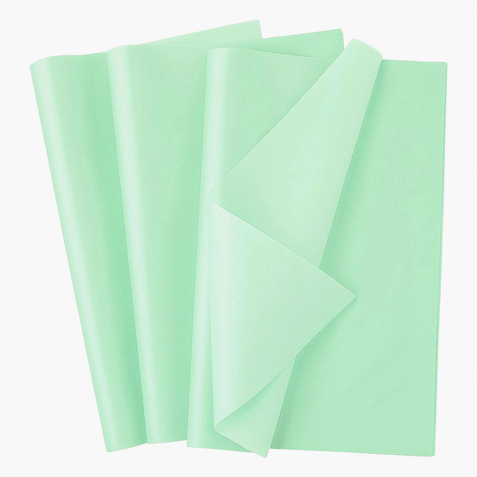 60 Sheets Gift Wrapping Tissue Paper Bulk, Mint Green Tissue Paper for Gift Bags, Decorative Art Papers for DIY Crafts Wedding Birthday Baby Showers Holiday Party Decor, 20x14 Inches
