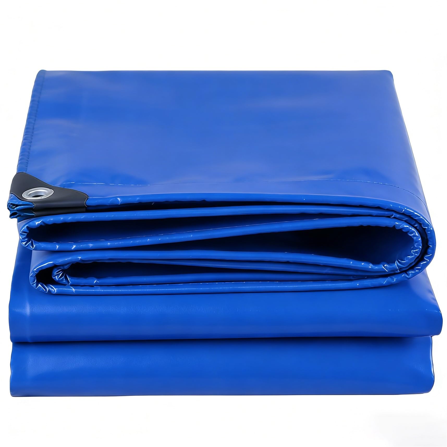 Lona Remolque 370 x 580 cm Máximo Rendimiento - Duradera Resistente a Los Rayos UV Desgarros, Multiusos, Impermeable Lona de Protección Toldo para Jardín, Remolque, Azul