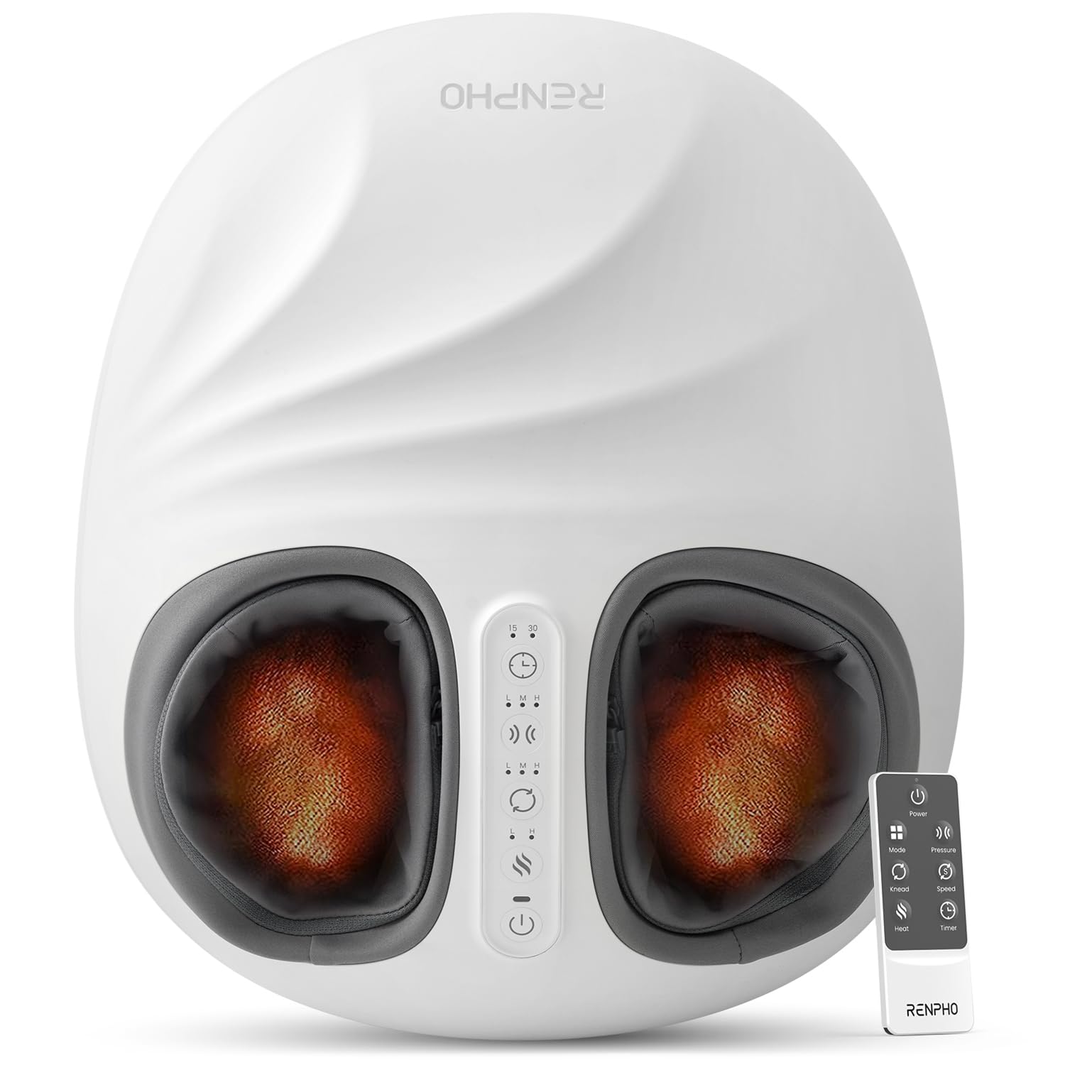 Photo 1 of RENPHO Foot Massager Designed Specifically for Women, Mothers Day Gift for Mom, Shiatsu Foot Massager with Pressure Monitor Tech, Full-Foot Massage Machine with Kneading & Compression, Size 13