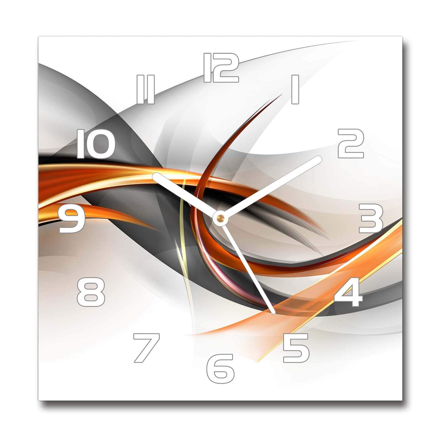 Horloge de salon design vagues abstraites Tulup pour une ambiance zen