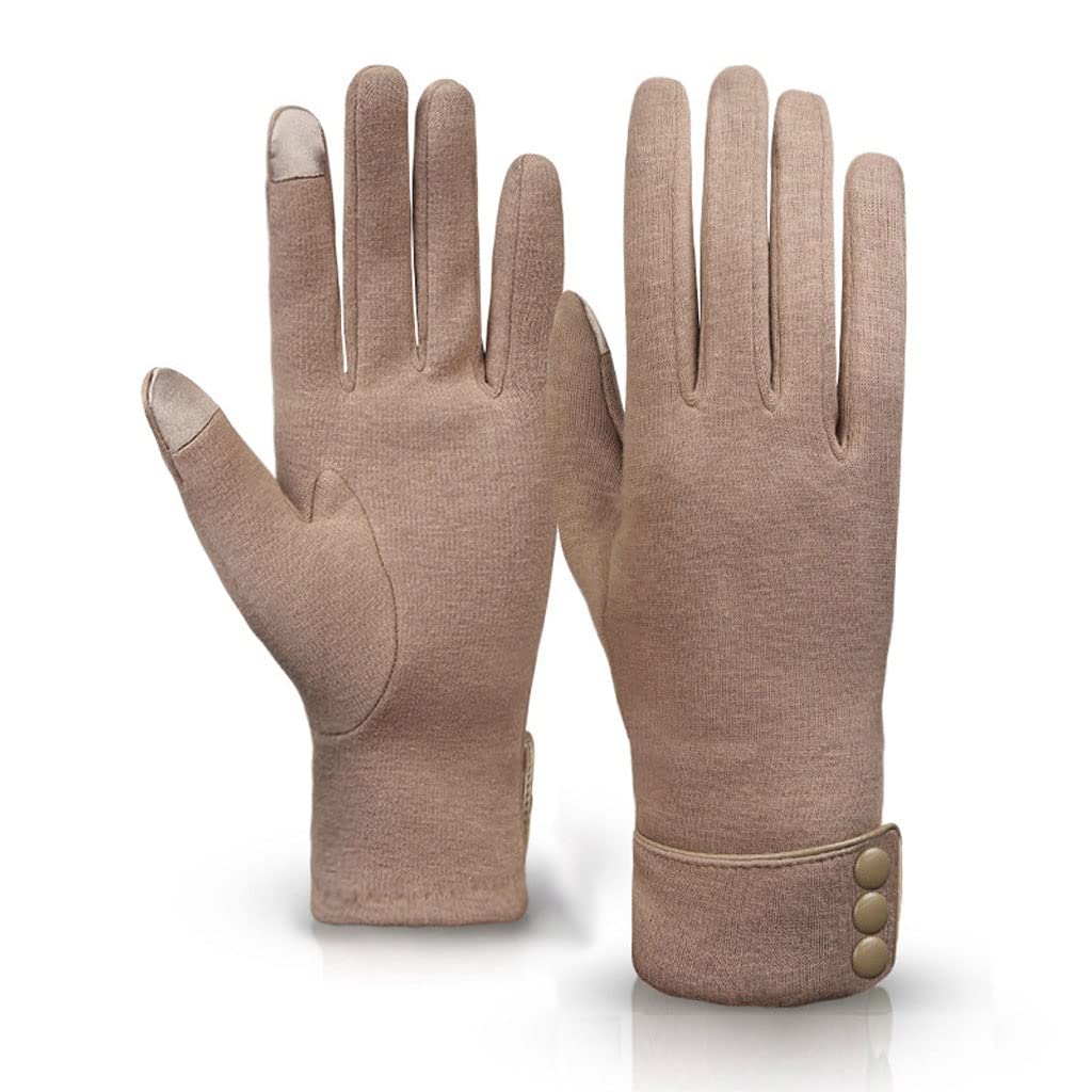 Guantes cálidos de Invierno Impermeables Antideslizantes térmicos Ciclismo Pantalla táctil Dedo Completo Bicicleta Correr esquí al Aire Libre
