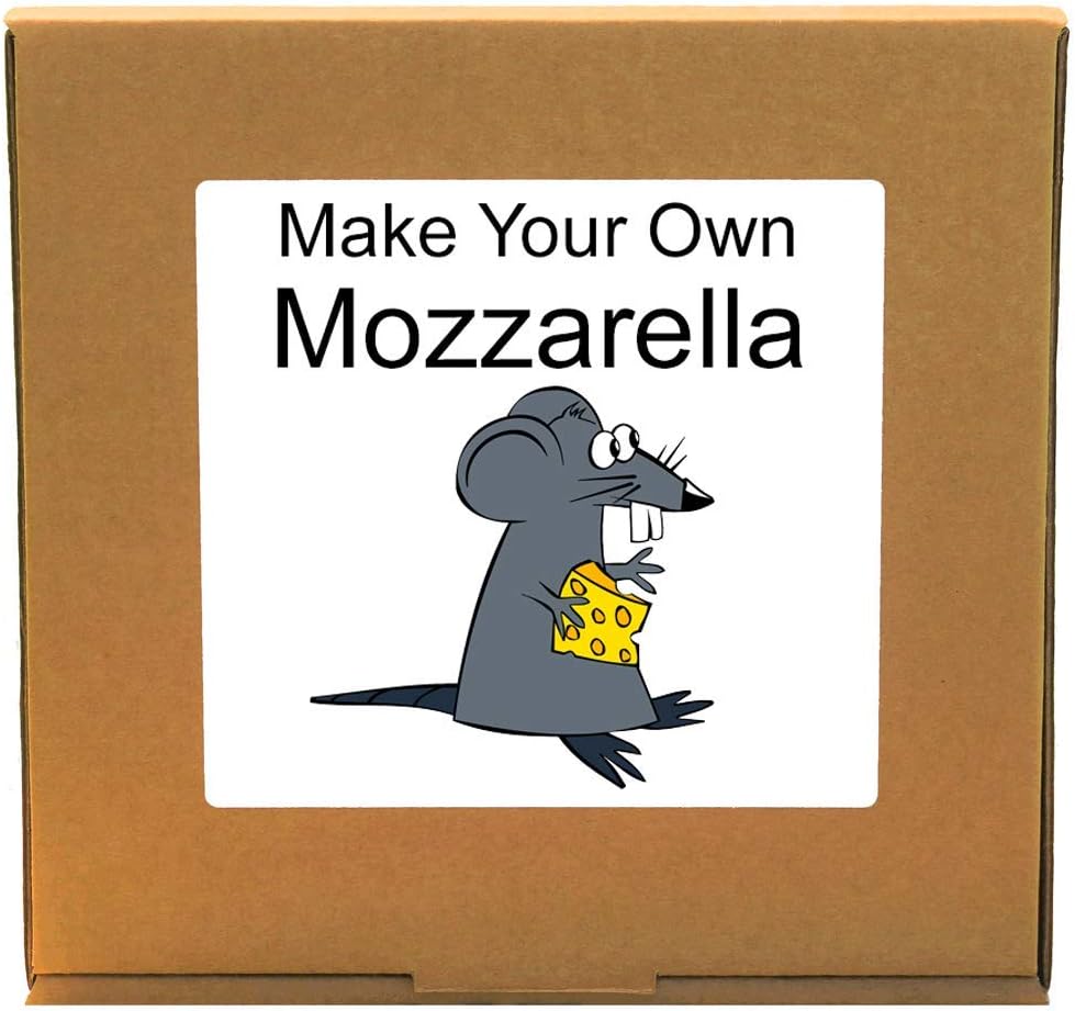 Make Your Own Mozzarella Cheese - Unusual, Unique and Quirky Beginner Friendly Cheese Making kit - Gift for Men or Women