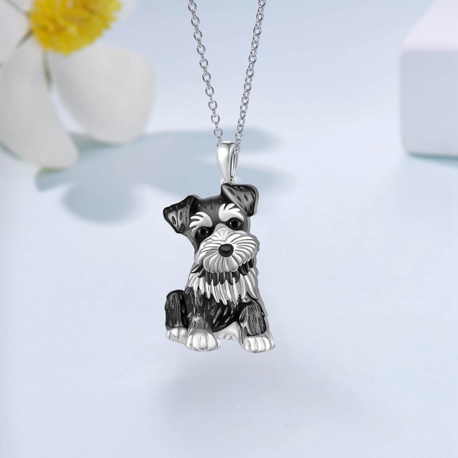 Sterling Silver Dachshund & Corgi Puppy Dog Necklace: Cute Animal Jewelry for Women - Image 2