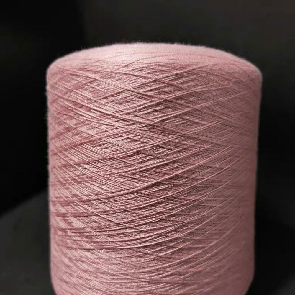 Filato di Cotone Mercerizzato Morbido e Liscio da 500 g, Filato per Bambini Biologico e Sano, per Uncinetto a Mano, Lavorato a Maglia e in Pizzo, Filo di Puro Cotone.