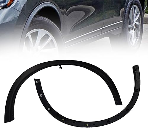 Miniatura 2 de KONKENIE Par de moldura de guardabarros de rueda delantera izquierda y derecha 638609TA1A 638619TA1A LH+RH para N-i-s-san R-o-gue 2014 2015 2016