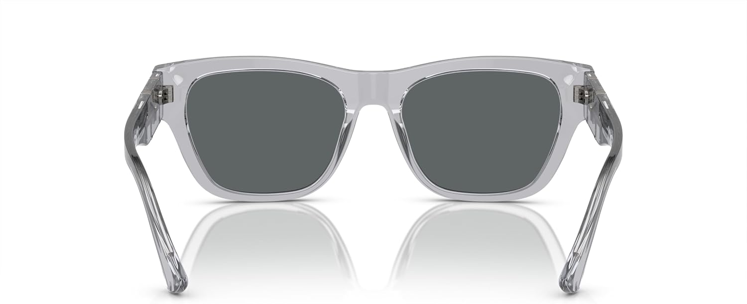 Versace Man Sunglasses Havana Frame, Dark Grey Lenses, 55MM