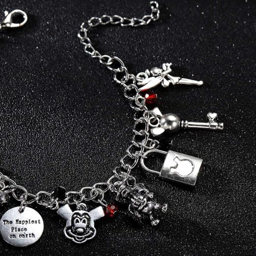 Braceleet Charms Stainless Steel Chain Comic Charm Bracelets Pendant for Woman Gift3