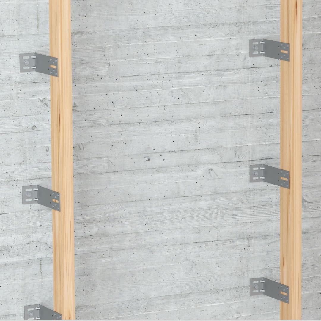 EuP Konsolenwinkel – Winkelverbinder für Holz-Unterkonstruktion (ETA-13/0900, NKL 2, verzinkt, Made in Germany) (180 mm)