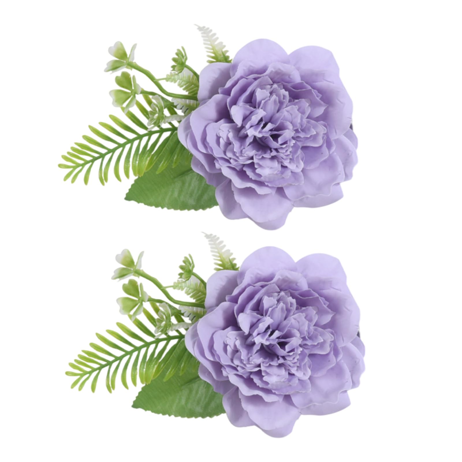 2Pieces Artificial Flower Window Curtain Tiebacks Clips Window Drapery Holders Holdbacks for Weddings Party Decoration Flower Curtain Tiebacks