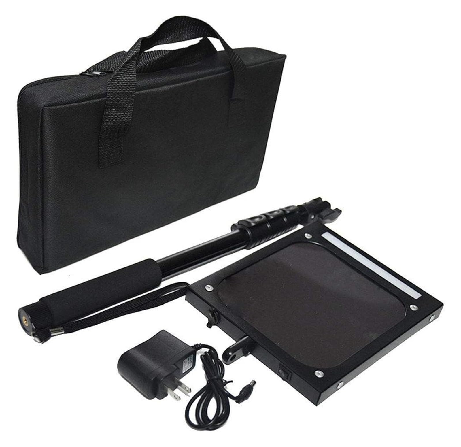 DARZYS Telescoping Inspection Mirror, Underbody Inspection Mirror - Adjustable Retractable Handle, Visual Vehicle Equipment, Rechargeable