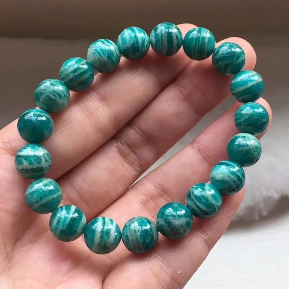 0711109 ラスト天然アマゾナイト双蓮ブレスレット