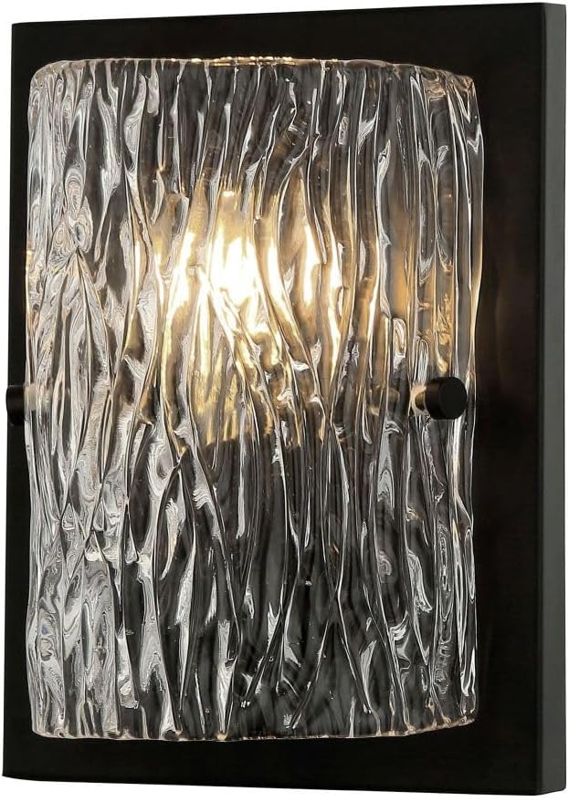 Varaluz Morgan 1-Lt Sconce - Black