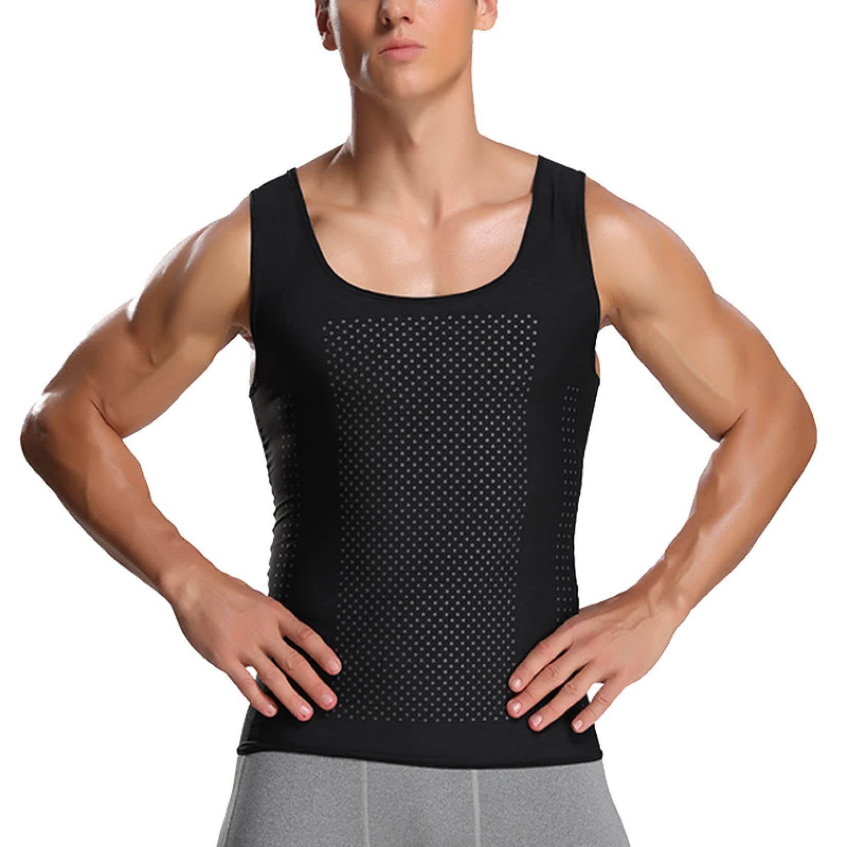Shaper de Taille Élargie et T-Shirt de Compression Homme Performance Posturale - 8