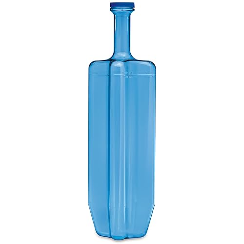 San Jamar Rapi-Kool - Utensilios de plástico para enfriar, 128 onzas, color azul (juego de 2)