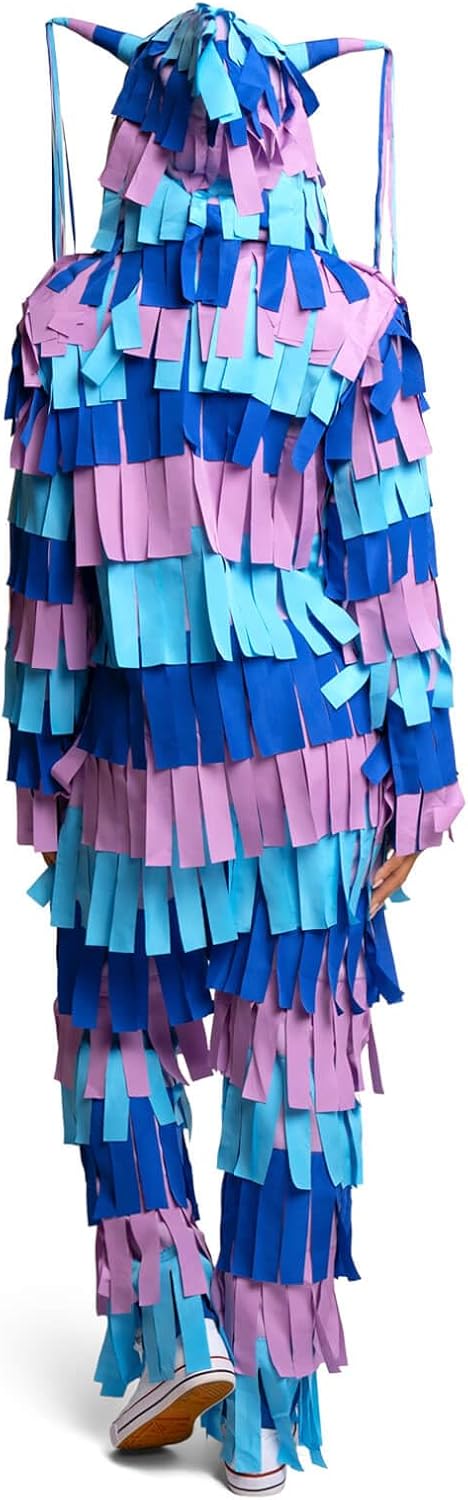 Tipsy Elves Halloween Costumes for Women - Bright Multicolored Pinata Jumpsuit Funny Halloween Costume Adult Onesies - Image 2