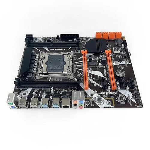 X99 fXNgbv}U[{[h LGA 2011-3 for Intel Xeon E5 V3/V4, Core i7 Processors (ATX, DDR4 MAX 128GB, PCIe 3.0, NVME/NGFF M.2, Gigabit L