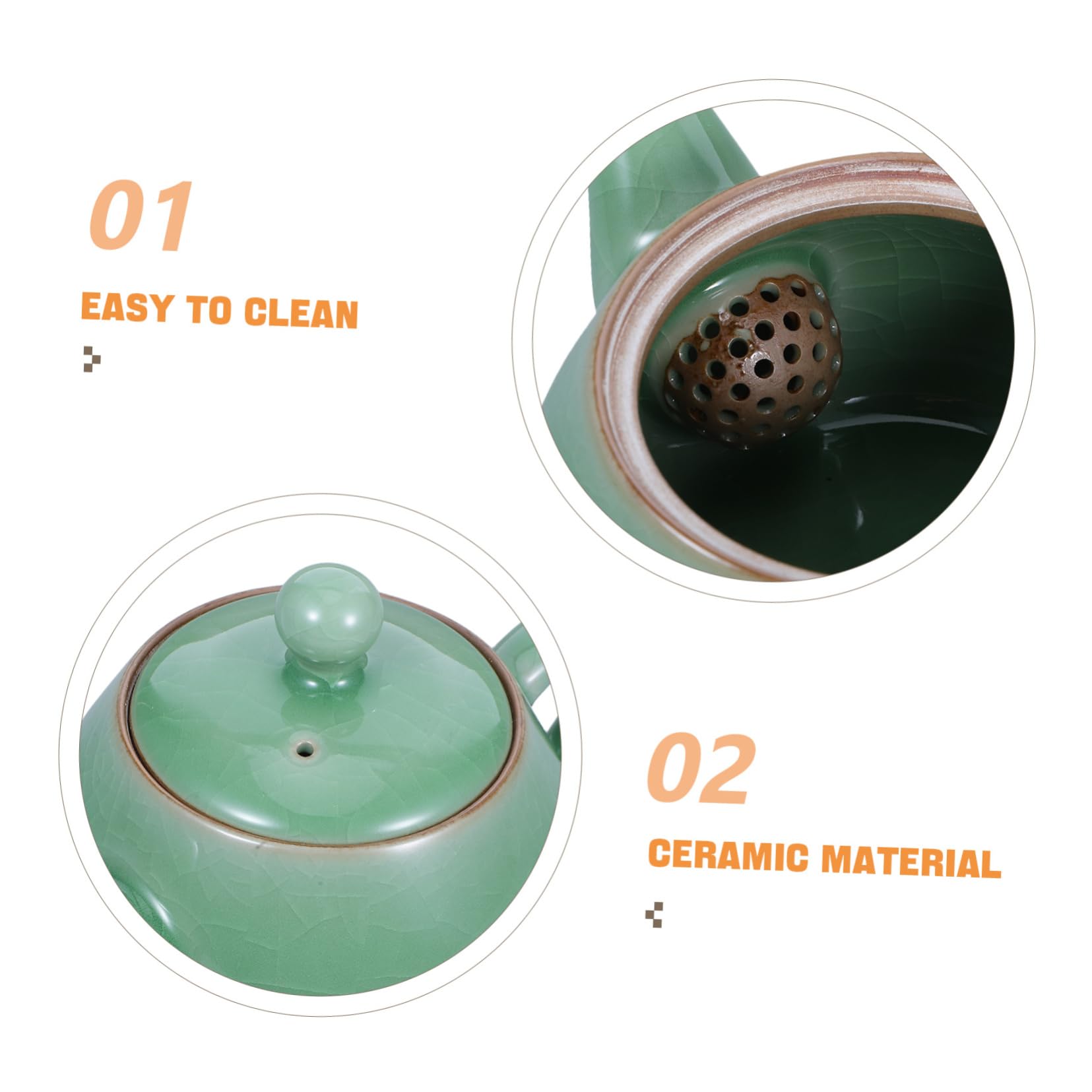 Juego de té Kung Fu de porcelana con tetera china para ceremonia del té