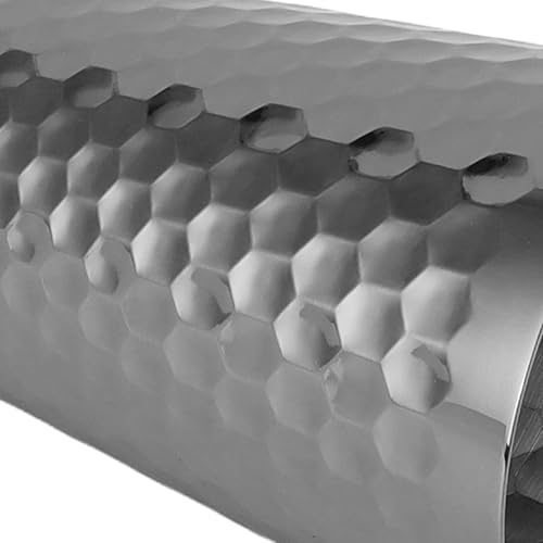 Miniatura 9 de Vaso de cerveza, seguro para lavavajillas, martillado, de acero inoxidable, elegante, multiusos para café (chapado en negro)