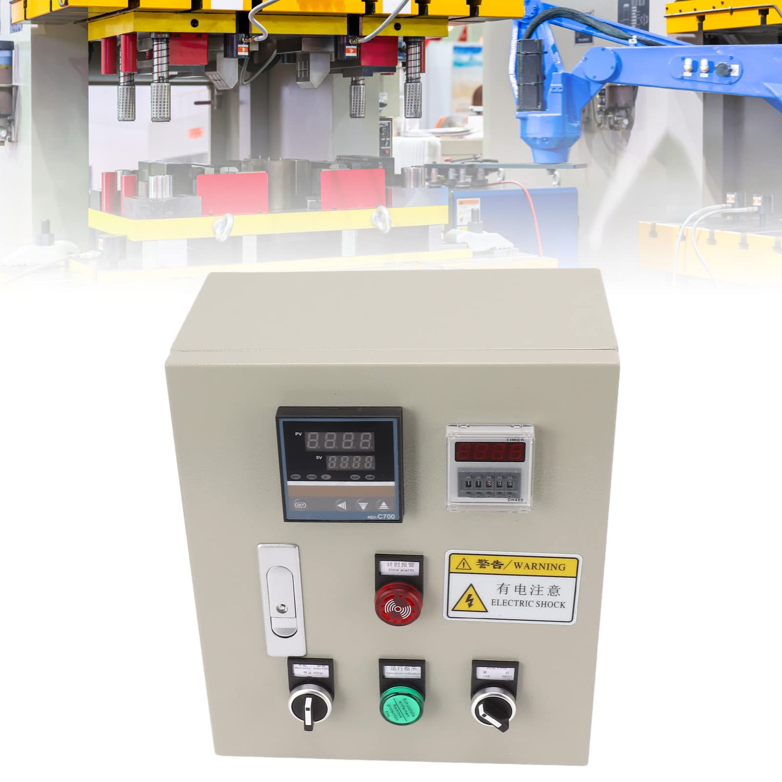 Generic Kontroler Temperatury, Kontroler Temperatury Kontrolera PID z termoparą 0–400 ℃ Cyfrowa Kontrola PID 380V AC 15kW Pudełko Temperaturowe