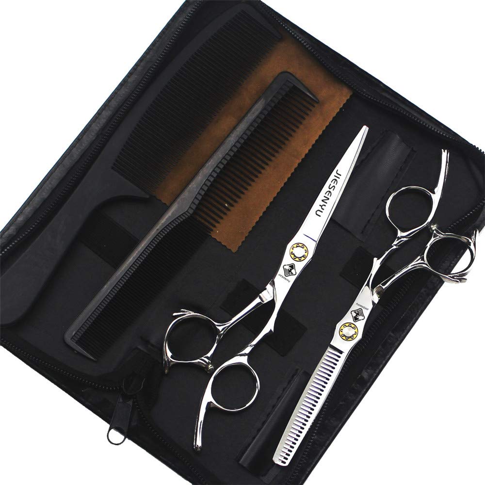 Ciseaux de coiffeur Jeisenyu YM2 en acier inoxydable pour coupe de cheveux haut de gamme