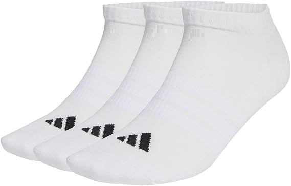 adidas Unisex Cushioned Essentials Low Cut Socks 3 Pair Pack Socks