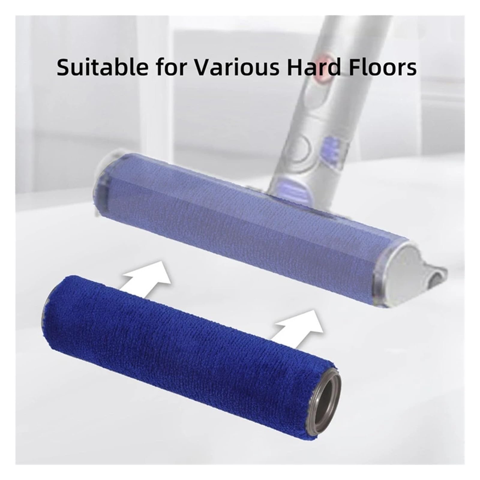 Brosse À Rouleau en Velours Doux Compatible avec Dyson JDZD-V12
