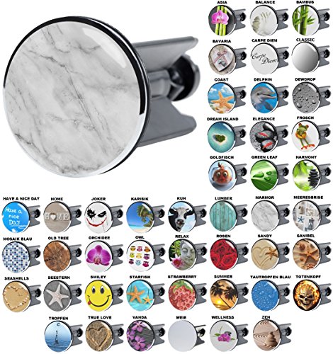 Sanilo Waschbeckenstöpsel Marmor, viele schöne Stöpsel für das Waschbecken zur Auswahl, hochwertige Qualität