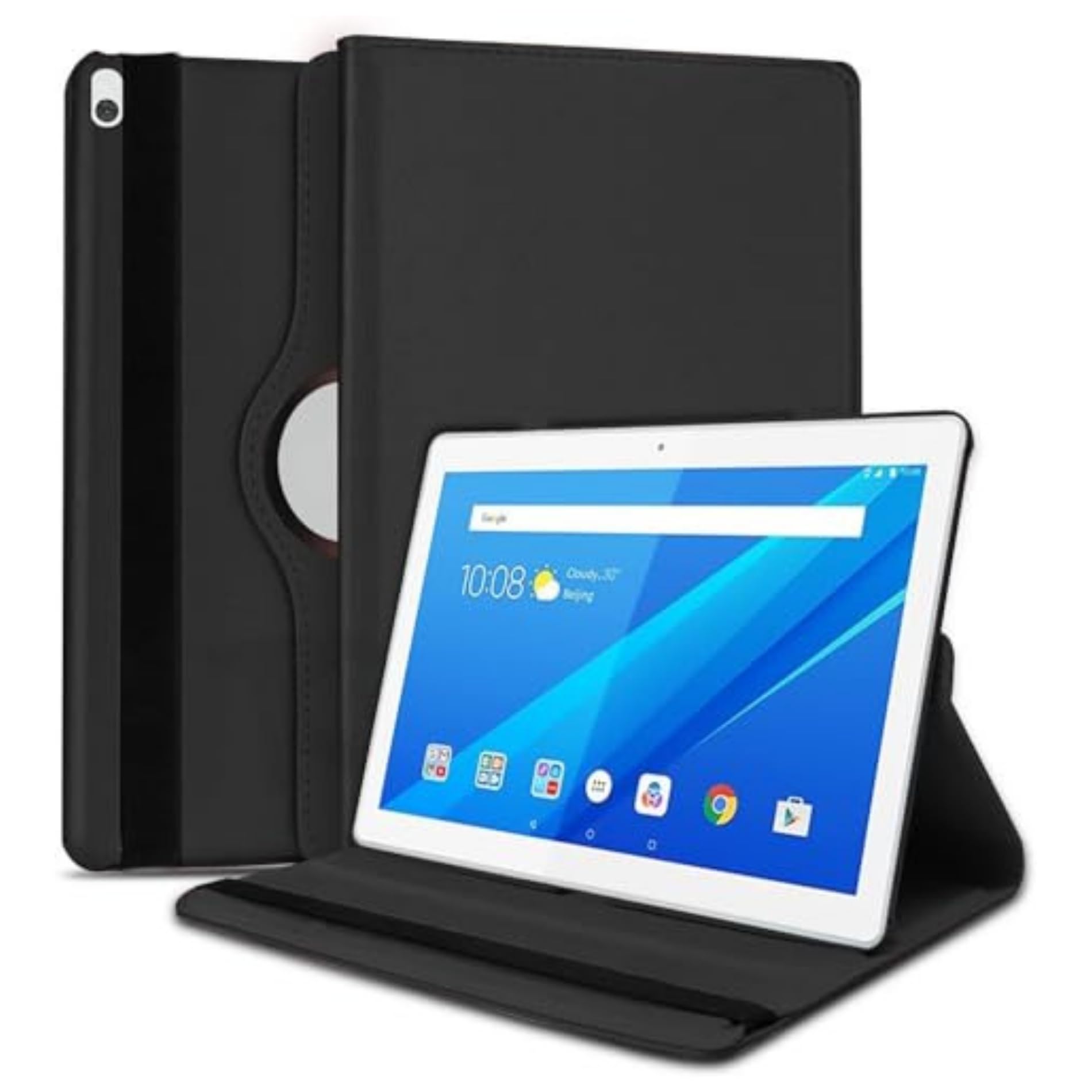 360° Rotating Tablet Case for Huawei MatePad SE 2024 (11 Inch) | Shockproof Stand Flip Cover, Hand Strap, Anti-Slip Interior, Multi-Angle Grooves-image-2
