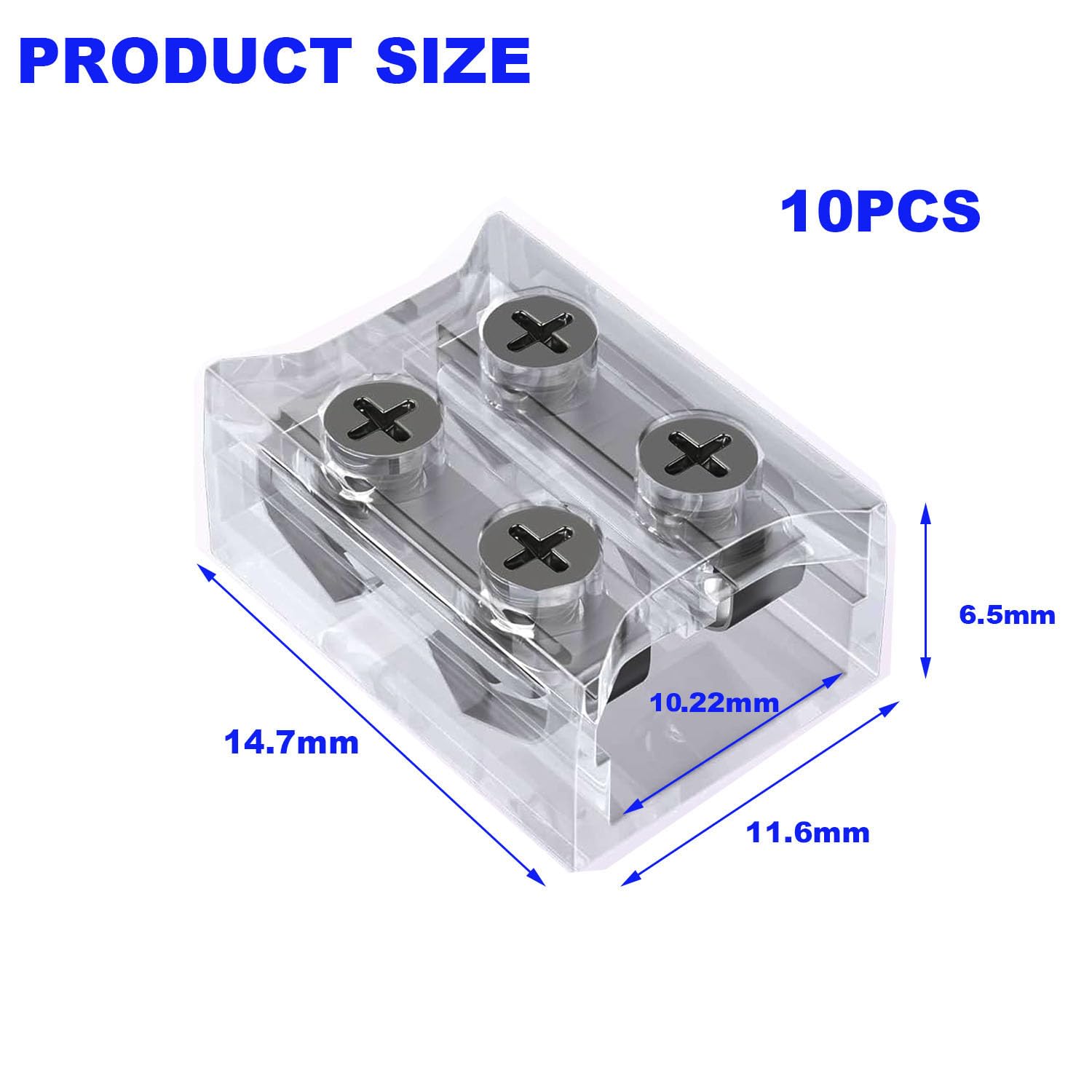 RUNCCI-YUN 10Pcs 5 V, 12 V, 24 V Connettore per striscia LED 2 pin 8mm,10m prolunga cavo striscia LED per SMD 5050 5630 monochrom