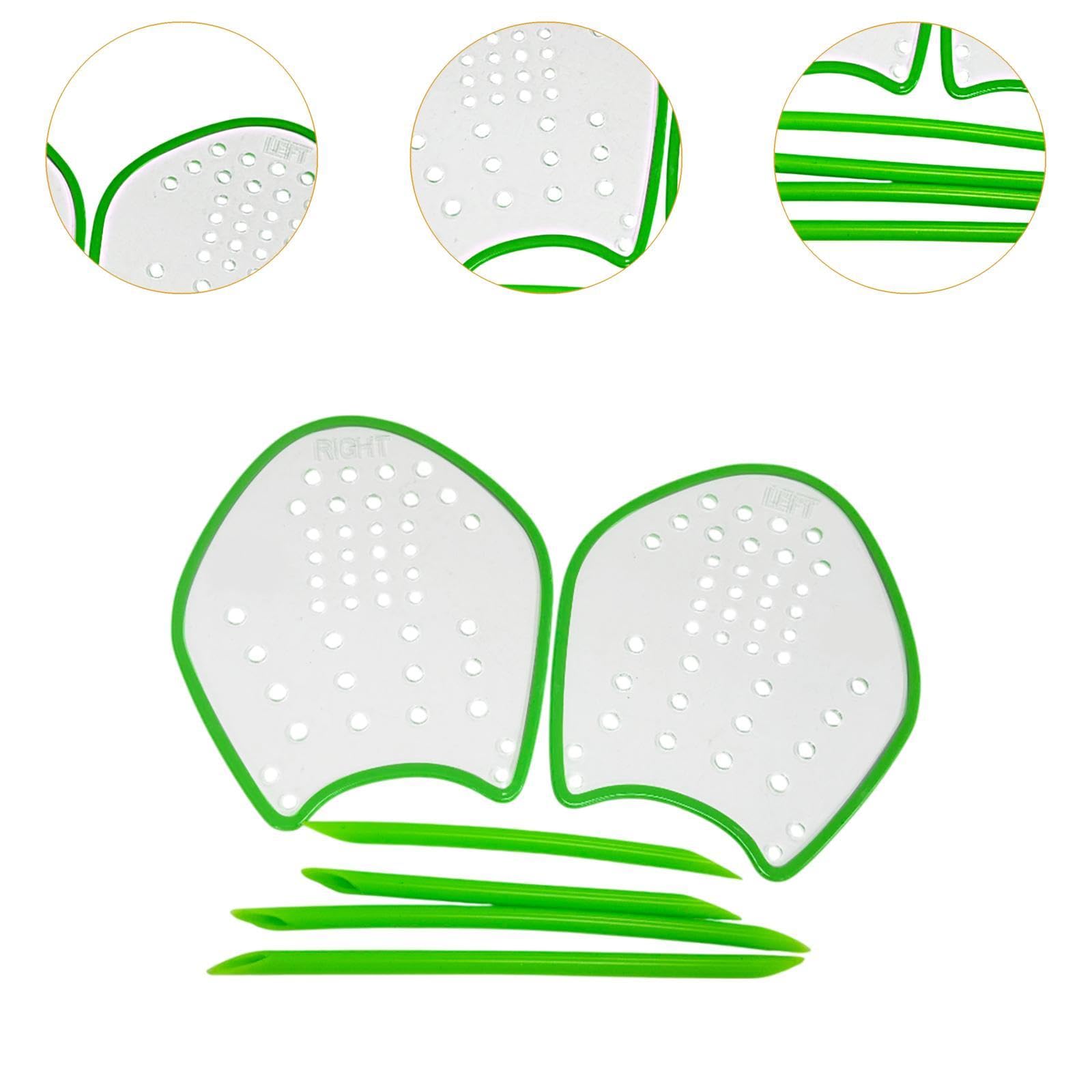 2 Palette per Il Nuoto dalla Forma Ergonomica, Attrezzatura per L'allenamento con Materiale PC per Migliorare La velocità di Nuoto