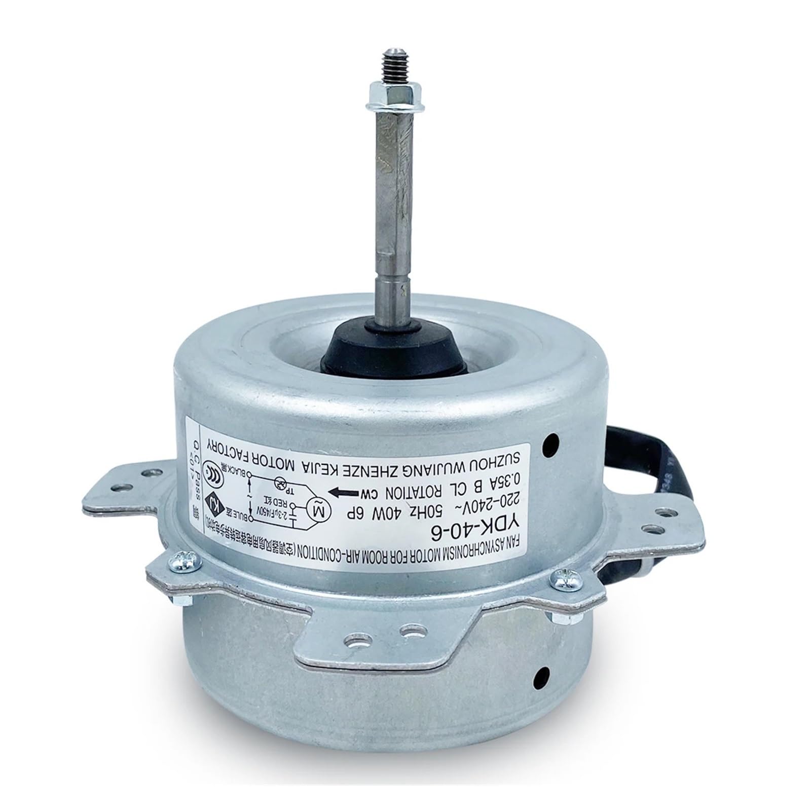 Yilmvany 70Mm Forward Air Conditioner Motor Ydk-40-6 Ydk40-6 Ydk-25-40-=-25-40W Motor Part Fridge