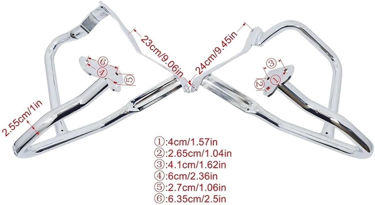 Barre protezione moto Barra di protezione per moto per BMW per R1200RT R1200 RT R 1200 2014-2020 per motore