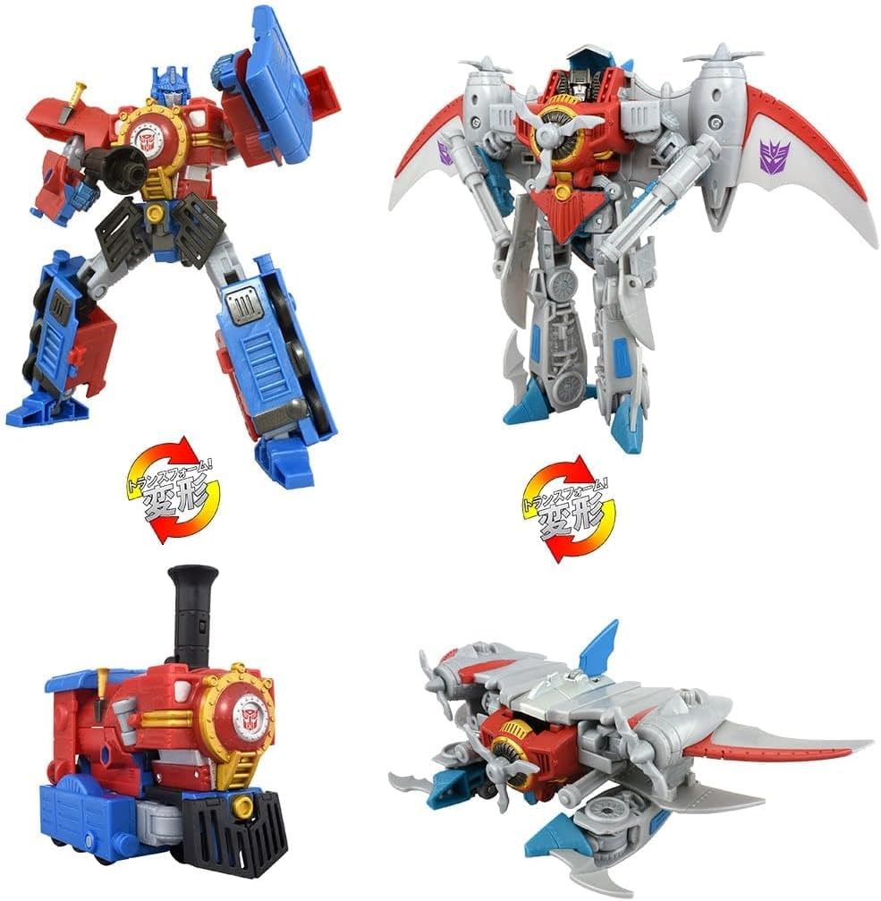 Takara Tomy (Japan) Japan: Takara Tomy Mall Limited Transformers Timeline Heart of Steel Optimus Prime + Starscream