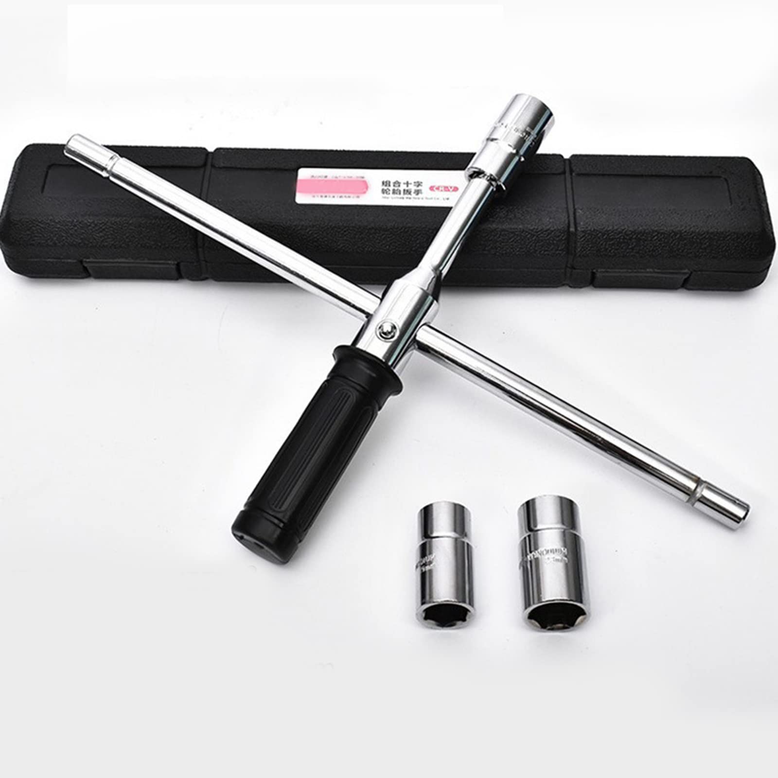 Llave de rueda, llave cruzada, removedor de zócalos de coche para reemplazo de neumáticos de 17-23 mm, pintura de reparación